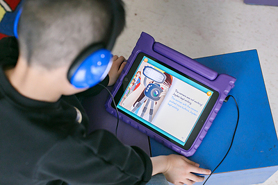 Scholastic is meeting the needs of nearly 50,000 educators nationwide with a suite of award-winning personalized learning programs designed to fit varying schedules and implementation models with equitable learning opportunities and robust analytics: Scholastic F.I.R.ST. for grades pre-K–2, Scholastic W.O.R.D. for grades K–5, and Scholastic Literacy Pro for grades K–8.