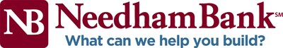 Needham Bank logo - What can we help you build? (PRNewsfoto/Needham Bank)
