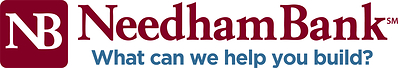 Needham Bank logo - What can we help you build? (PRNewsfoto/Needham Bank)