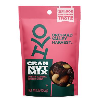 Straight Forward Design led the Orchard Valley Harvest brand refresh.