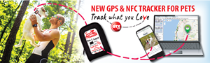 New GPS & NFC Tracker for Pets