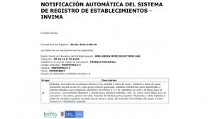 approval to sell and export GMSacha Inchi
