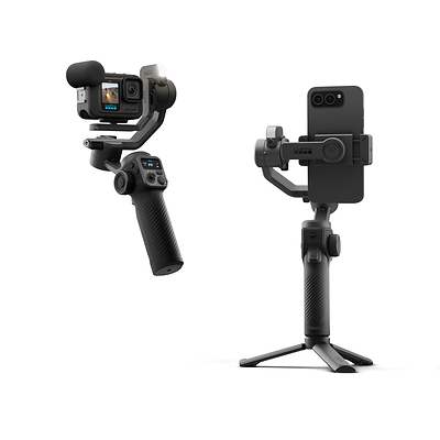 Fluid Pro AI is an AI Subject Tracking gimbal designed for GoPro cameras, smartphones and compact point-and-shoot cameras.