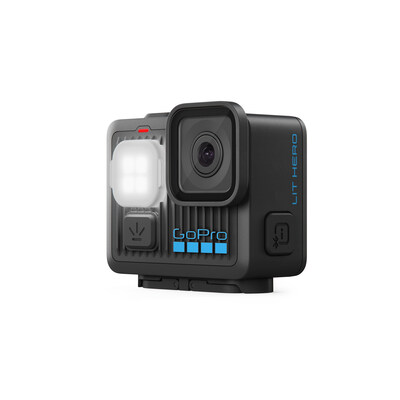 LIT HERO is an ultra-compact lifestyle camera featuring a built-in light that enables fun, immersive “Whatever, Whenever” video and photo capture with a unique “retro vibes” look. LIT HERO captures 4K resolution video at up to 60 frames per second, 2x slo-mo, convenient magnetic mounting and only weights 93 grams.