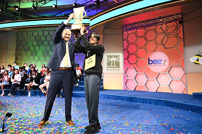 Faizan Zaki declared champion of the 2025 Scripps National Spelling Bee