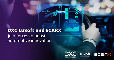 DXC Luxoft and ECARX join forces (CNW Group/DXC Luxoft)
