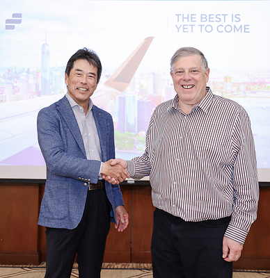 Toshiya Oyama, Representative Director, President & Group CEO of ADK Holdings and Mark Penn, Stagwell Chairman and CEO