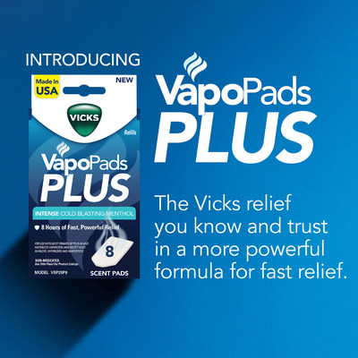 Introducing Vicks VapoPads Plus