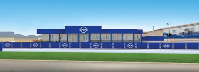Visualization of PLP's new multi-purpose facility in Seville, Spain.