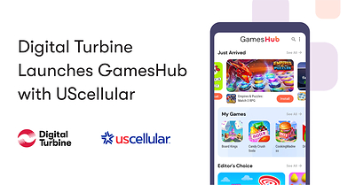 Digital Turbine's GamesHub is a highly curated environment for premium app discovery designed to drive recurring, long-lasting engagement by users.