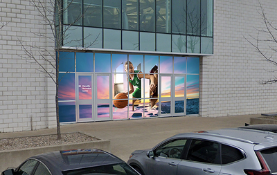 Renderings of new signage at the Manulife Recreation Centre (CNW Group/Manulife Financial Corporation)