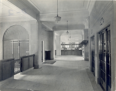 Lobby of Manulife’s global headquarters as pictured in 1925. (CNW Group/Manulife Financial Corporation)
