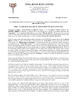 Tinka Announces Strategic Investment By Buenaventura (CNW Group/Tinka Resources Limited)