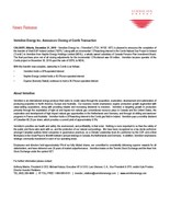 Vermilion Energy Inc. Announces Closing of Corrib Transaction (CNW Group/Vermilion Energy Inc.)