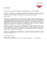 Vermilion Energy Inc. Announces $0.23 CDN Cash Dividend for December 17, 2018 Payment Date (CNW Group/Vermilion Energy Inc.)