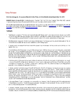Vermilion Energy Inc. Announces Results for the Three and Nine Months Ended September 30, 2018 (CNW Group/Vermilion Energy Inc.)