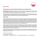 Vermilion Energy Inc. Announces $0.23 CDN Cash Dividend for July 16, 2018 Payment Date (CNW Group/Vermilion Energy Inc.)