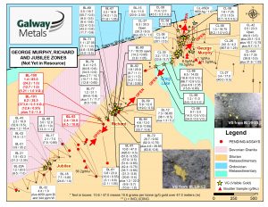 Figure 1: Plan Map of the George Murphy, Richard and Jubilee Zones