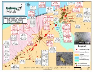 Figure 1: Plan Map of the George Murphy, Richard and Jubilee Zones