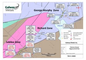 Figure 1: Plan Map of the George Murphy, Richard and Jubilee Zones