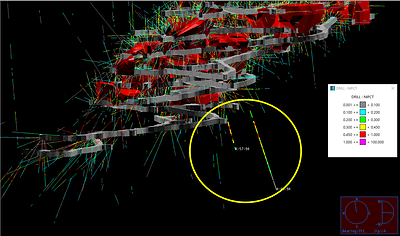 Showing Area 1 exploration potential (CNW Group/Electric Royalties Ltd.)