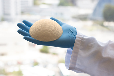 CollPlant's 3D bioprinted regenerative breast implant - program on track for Q1 2023 readout of large animal study (PRNewsfoto/CollPlant Ltd)