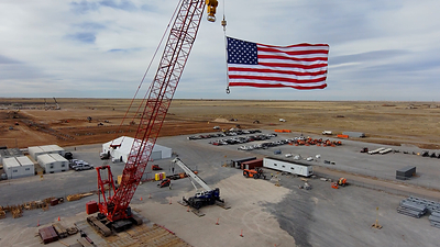 First phase of construction almost complete at Fermi America’s Project Matador campus.