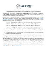 Wallbridge Resource Drilling Continues to Intersect High-Grade Gold at Fenelon Property (CNW Group/Wallbridge Mining Company Limited)