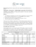 Wallbridge Repays Debt with Auramet and Provides Updated Production Results from Last Mill Run (CNW Group/Wallbridge Mining Company Limited)
