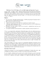 PDF: Wallbridge Provides 2018 Update on Fenelon Bulk Sample and Exploration Program (CNW Group/Wallbridge Mining Company Limited)