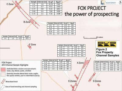 Fox Showing (CNW Group/Rokmaster Resources Corp.)