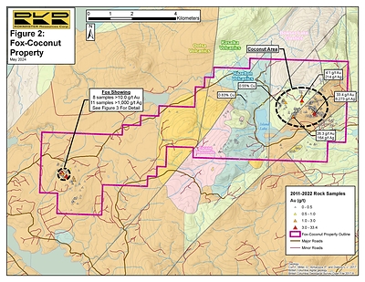 Fox Coconut Property (CNW Group/Rokmaster Resources Corp.)