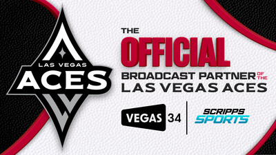 The Las Vegas Aces partner with Scripps Sports to broadcast regular season games on Vegas 34