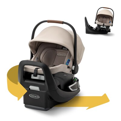 Graco® Launches Its First-Ever Rotating Infant Car Seat with Turn & Slide Technology (PRNewsfoto/Newell Brands)