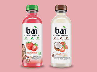 Bai Simbu Strawberry and Bai Shala Coconut Strawberry