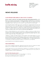 Lundin Mining Provides Update on Labour Action at Candelaria (CNW Group/Lundin Mining Corporation)