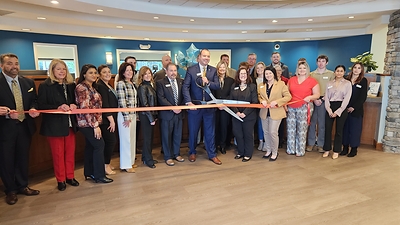 BCT-Bank of Charles Town Martinsburg's branch "refreshed opening," January 17, 2025.  www.mybct.bank