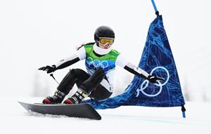 Glorija competing at the highest level
