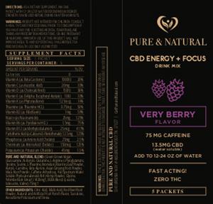 Pure and Natural Energy Drink