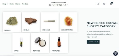 R.Greenleaf Ecommerce Menu (CNW Group/Schwazze)