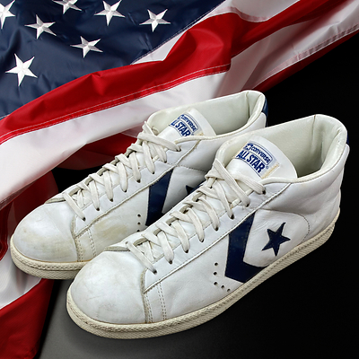 Michael Jordan's 1983 Team USA Game Worn Sneakers