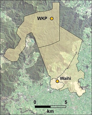 Figure 1 – Waihi District Overview (CNW Group/OceanaGold Corporation)