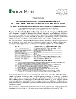 Denison Reports Results From Waterbury PEA, Including Base Case Pre-Tax NPV of $177M and IRR of +39.1% (CNW Group/Denison Mines Corp.)