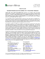 Denison Announces Establishment of At-The-Market Program (CNW Group/Denison Mines Corp.)