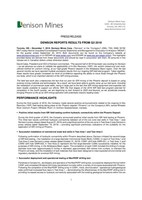 Denison Reports Results From Q3 2019 (CNW Group/Denison Mines Corp.)