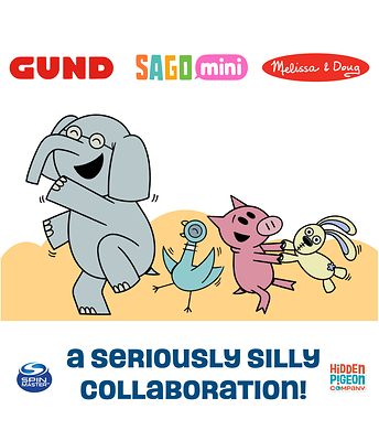 Spin Master and Hidden Pigeon Company Extend #1 New York Times Bestselling Author and Illustrator Mo Willems' Classic Book Characters from the Page to Play with Co-Branded Toys and Digital Games. (CNW Group/Spin Master Corp.)