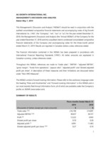 AGI MDA 2019 Q1 (CNW Group/Ag Growth International Inc. (AGI))