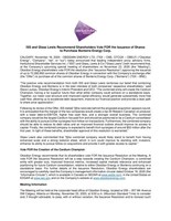 ISS and Glass Lewis Recommend Shareholders Vote FOR the Issuance of Shares to Purchase Bonterra Energy Corp. Press Release (CNW Group/Obsidian Energy Ltd.)