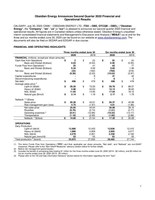 Obsidian Energy Announces Second Quarter 2020 Financial and Operational Results (CNW Group/Obsidian Energy Ltd.)