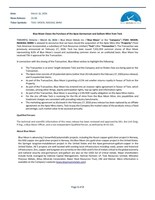 Blue Moon Closes the Purchase of the Apex Germanium and Gallium Mine from Teck (CNW Group/Blue Moon Metals)